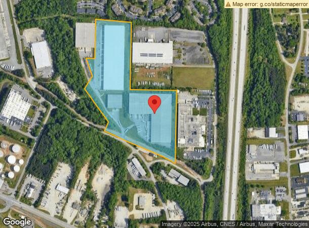  206 N Chimney Rock Rd, Greensboro, NC Parcel Map