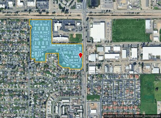  1451 N Peach Ave, Fresno, CA Parcel Map