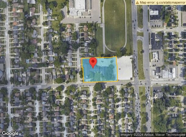  24110 Cherry Hill St, Dearborn, MI Parcel Map