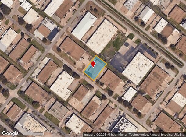  8708 Directors Row, Dallas, TX Parcel Map