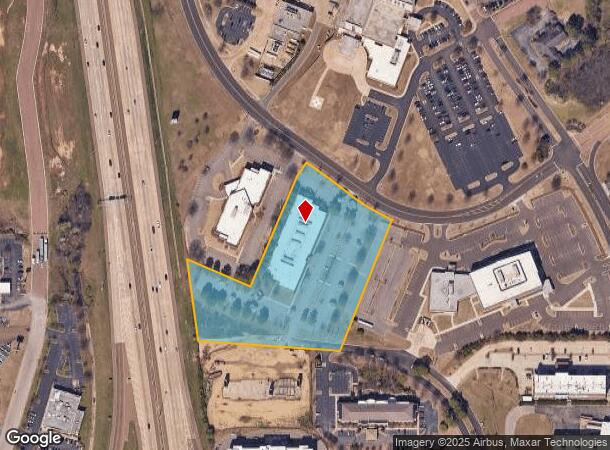 391 Southcrest Cir, Southaven, MS Parcel Map