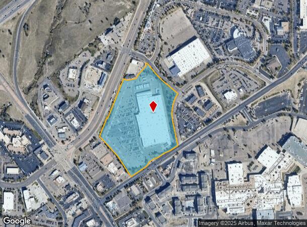 8250 Razorback Rd, Colorado Springs, CO Parcel Map