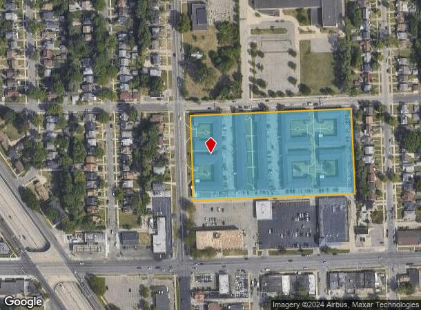  17150 Meyers Rd, Detroit, MI Parcel Map