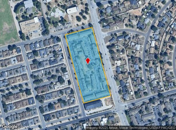  2601 N A St, Midland, TX Parcel Map