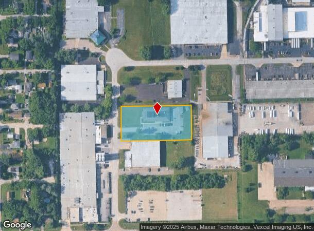 1661 Landmark Rd, Aurora, IL Parcel Map