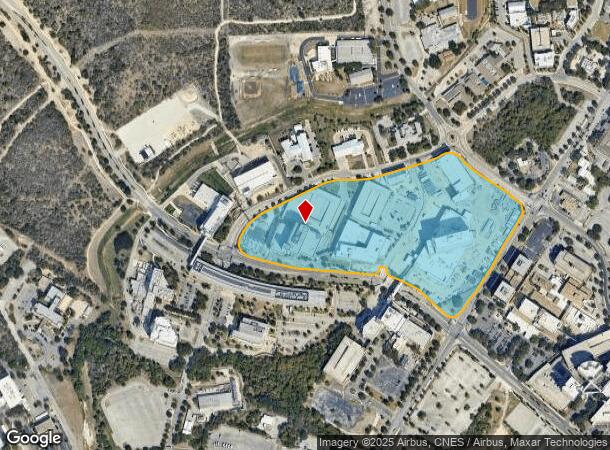 Floyd Curl, San Antonio, TX Parcel Map