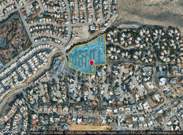 5890 Bandolero Dr, El Paso, TX Parcel Map