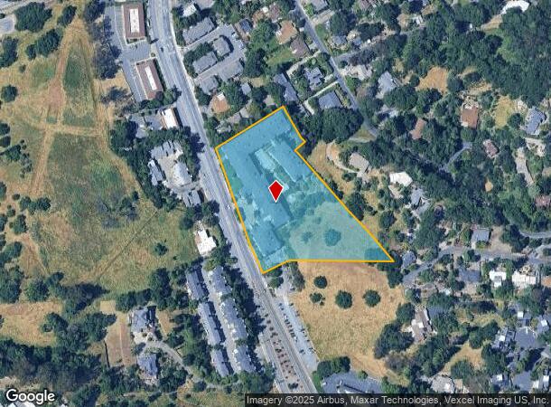  1700 Tice Valley Blvd, Walnut Creek, CA Parcel Map
