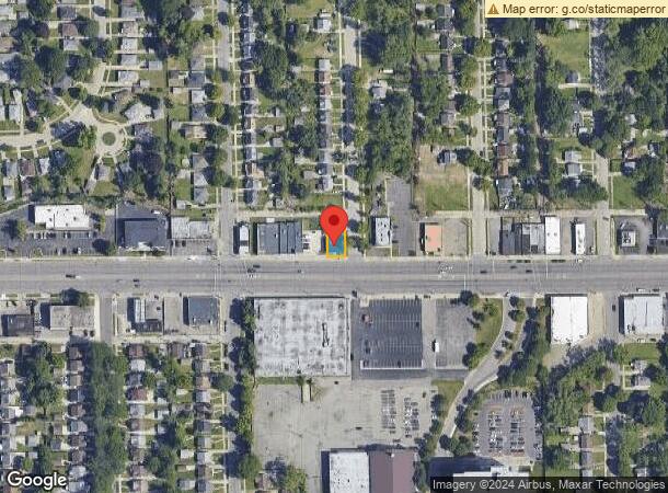  20400 Plymouth Rd, Detroit, MI Parcel Map