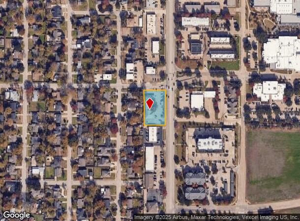 1200 S Main St, Grapevine, TX Parcel Map