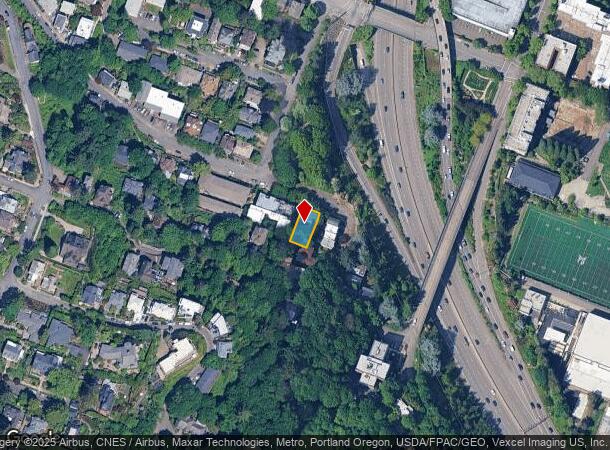  1314 Sw Hall St, Portland, OR Parcel Map