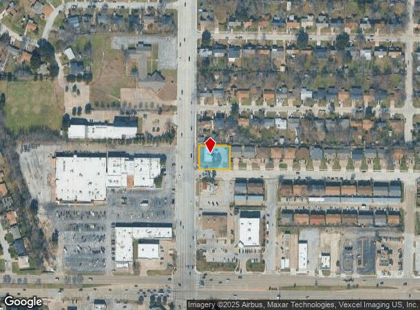  2111 S Collins St, Arlington, TX Parcel Map