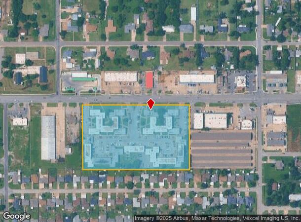  1402 Sw 59Th St, Oklahoma City, OK Parcel Map