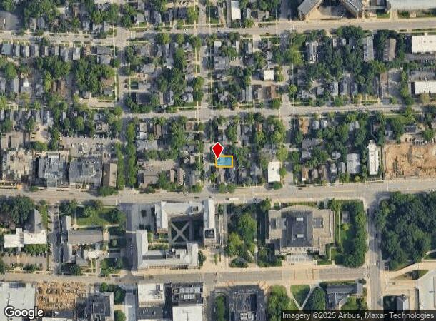  110 N Thayer St, Ann Arbor, MI Parcel Map