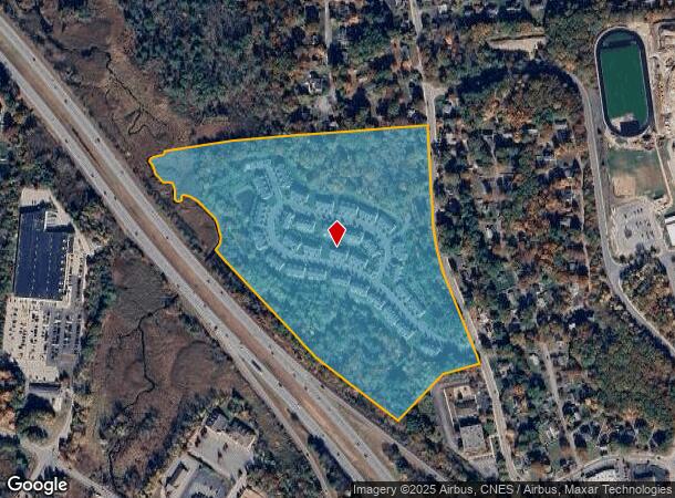  10 Brookview Rd, Franklin, MA Parcel Map
