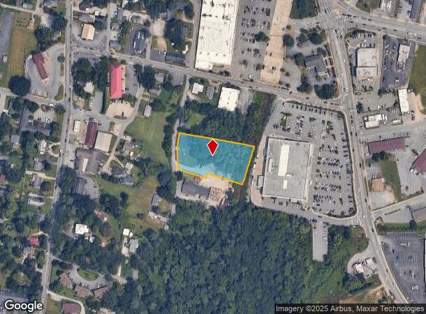  724 Jonesborough St, Hendersonville, NC Parcel Map