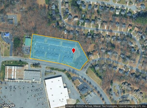  9719 Northeast Pky, Matthews, NC Parcel Map