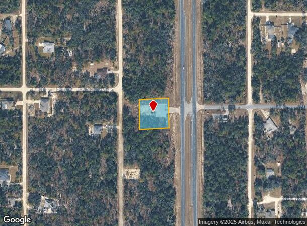 18139 Commercial Way, Weeki Wachee, FL Parcel Map