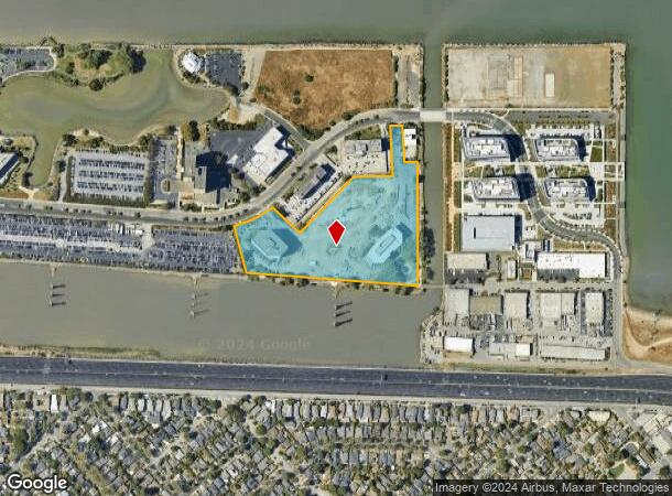  555 Airport Blvd, Burlingame, CA Parcel Map