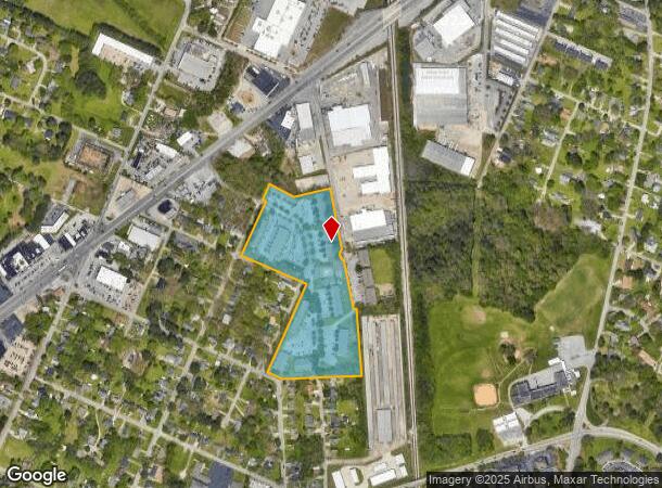  510 Central Dr, Chattanooga, TN Parcel Map