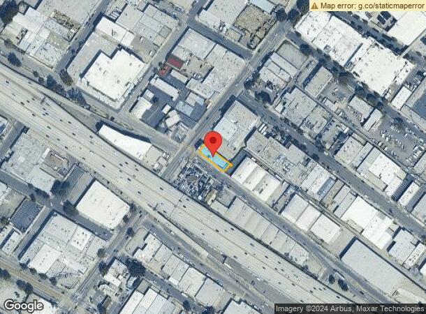  1548 S Central Ave, Los Angeles, CA Parcel Map