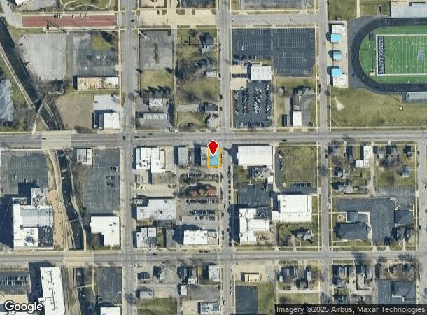  233 N Hill St, South Bend, IN Parcel Map