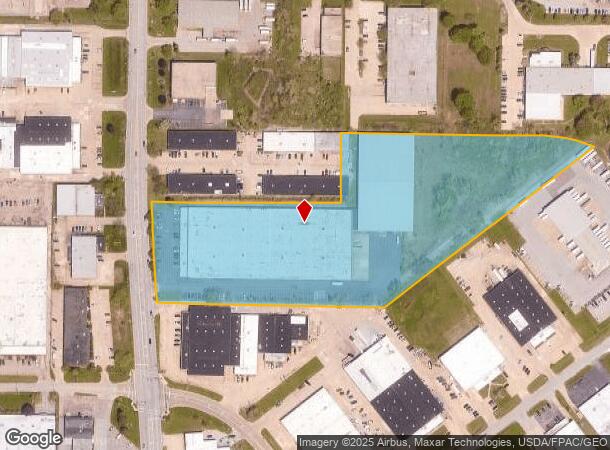 7550 Tyler Blvd, Mentor, OH Parcel Map