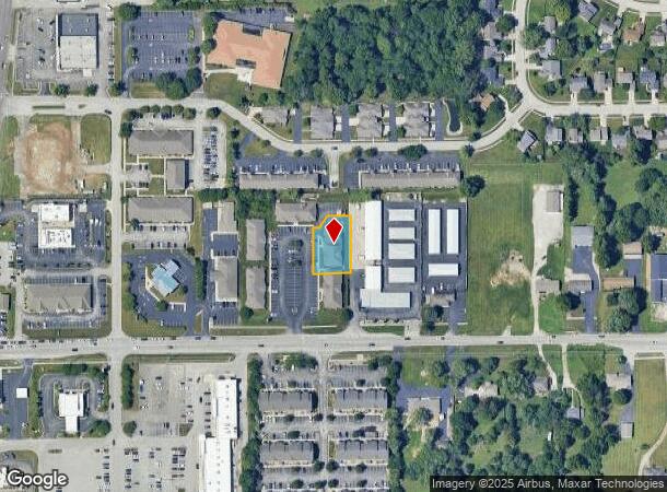  1634 W Smith Valley Rd, Greenwood, IN Parcel Map