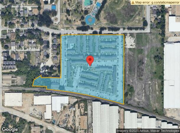  5300 Coke St, Houston, TX Parcel Map