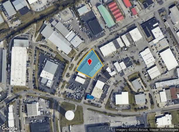  1132 Industry Rd, Lexington, KY Parcel Map