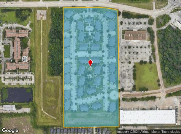  9611 Grant Rd, Houston, TX Parcel Map