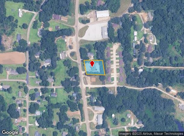  2464 Main St, Plantersville, MS Parcel Map