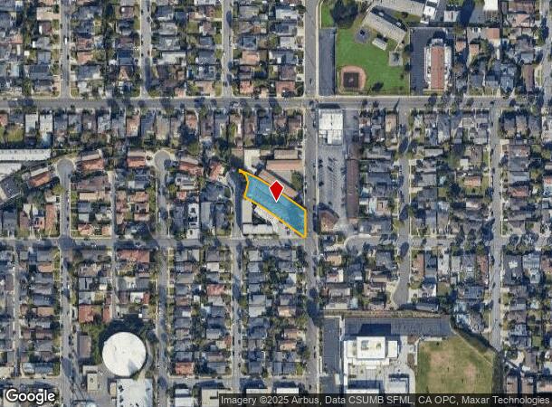 501 Center St, El Segundo, CA Parcel Map