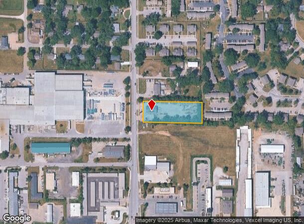 2150 Haskell Ave, Lawrence, KS Parcel Map