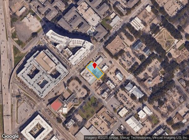 2708 Live Oak St, Dallas, TX Parcel Map