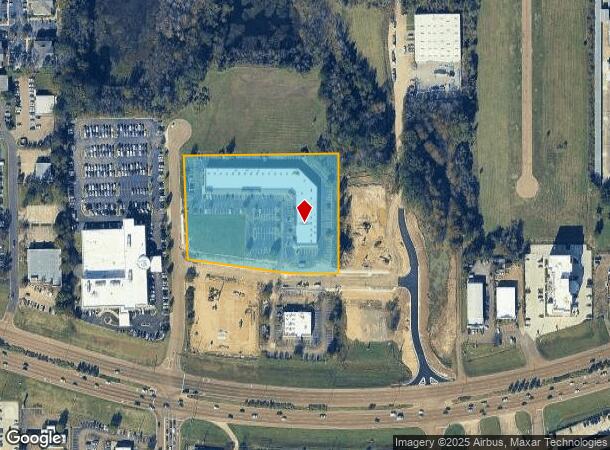 2050 Treetops Blvd, Flowood, MS Parcel Map