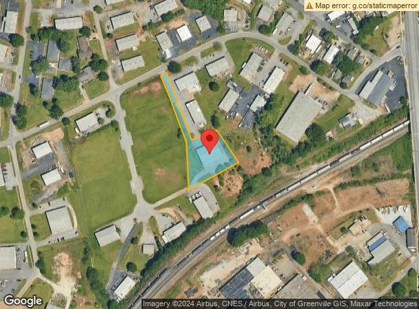  162 Kerns Ave, Greenville, SC Parcel Map