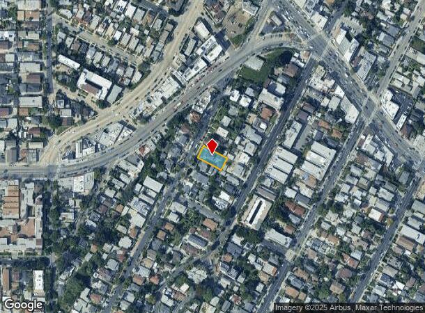 1018 Manzanita St, Los Angeles, CA Parcel Map