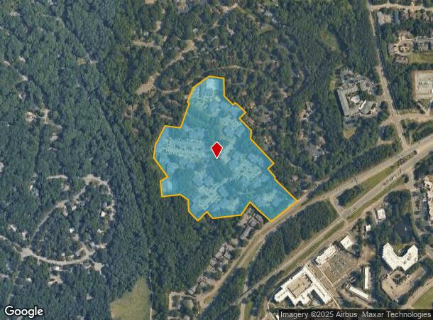  545 Ashley Ct, Chapel Hill, NC Parcel Map