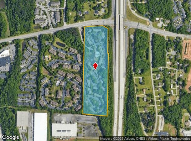  1 Woodstream Ln, Greensboro, NC Parcel Map