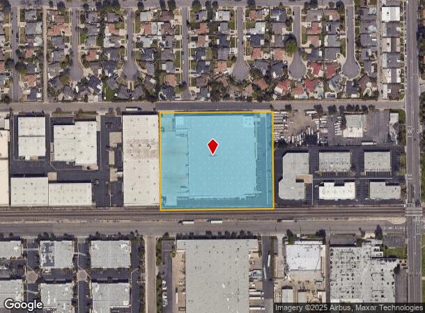 1500 E Walnut Ave, Fullerton, CA Parcel Map