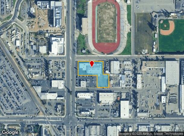  1744 N Blackstone Ave, Fresno, CA Parcel Map
