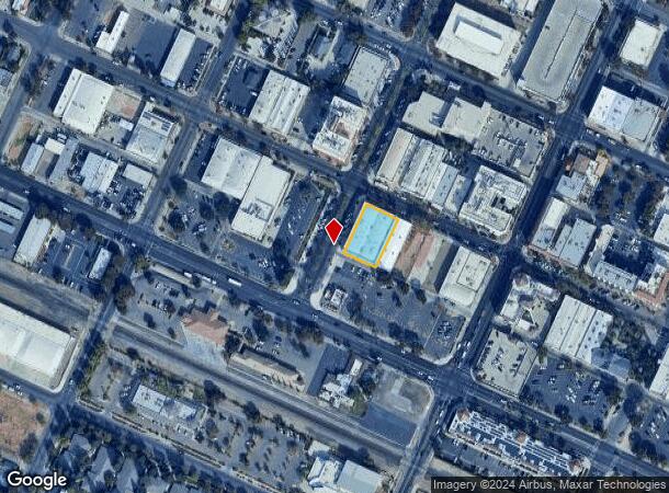  1628 W N St, Merced, CA Parcel Map