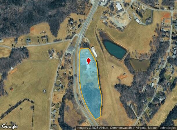11160 Virgil H Goode Hwy, Rocky Mount, VA Parcel Map