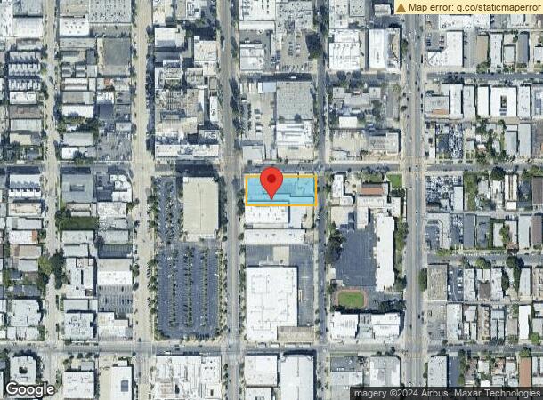  6200 Romaine St, Los Angeles, CA Parcel Map