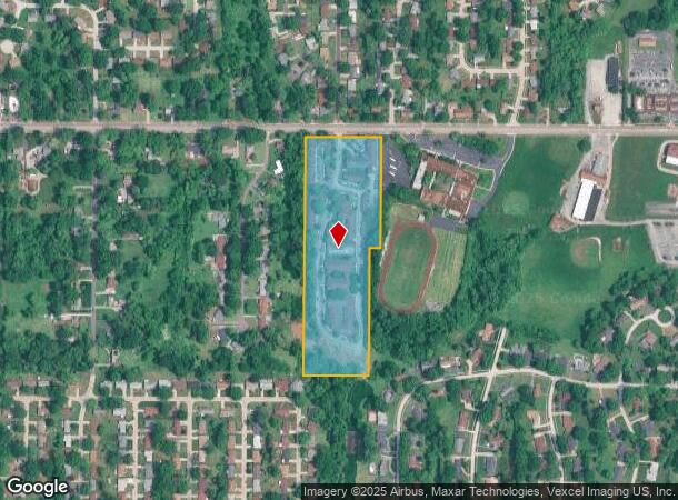  1700 Catherine Ct, Saint Louis, MO Parcel Map