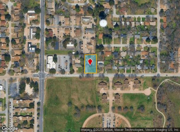 1609 W Sanford St, Arlington, TX Parcel Map