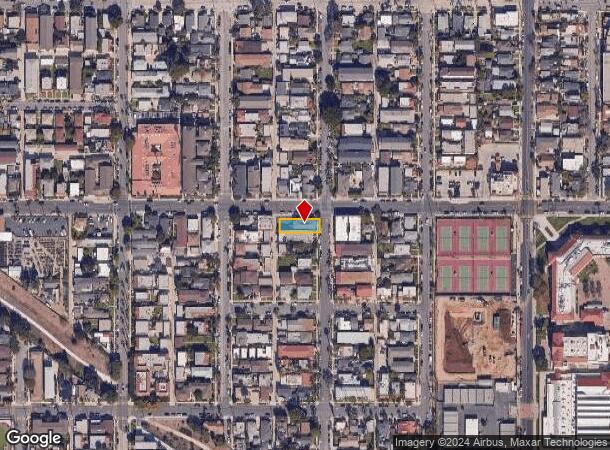  4130 E 10Th St, Long Beach, CA Parcel Map