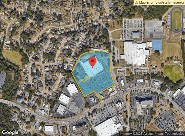  1250 Airport Blvd, Pensacola, FL Parcel Map