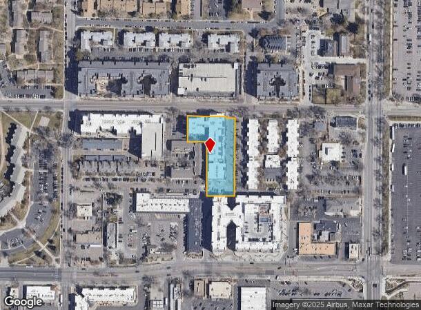 1201 W Plum St, Fort Collins, CO Parcel Map